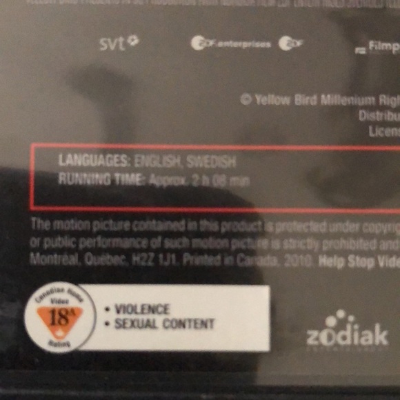 🔥the GIRL who PLAYED with FIRE sequeal to the girl with the dragon tattoo - Picture 4 of 7